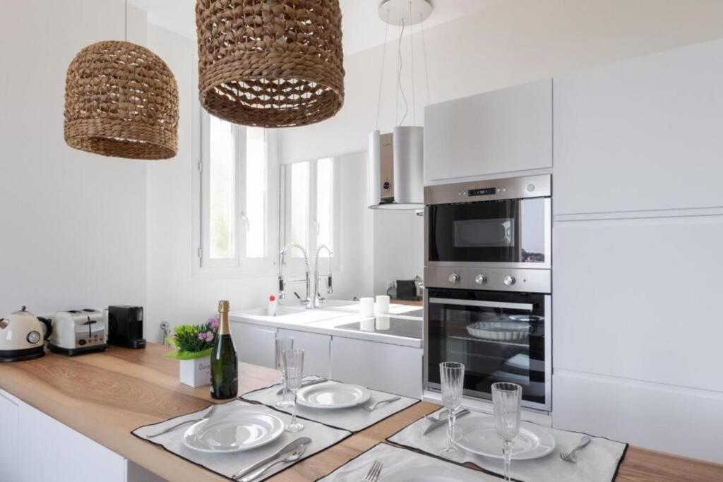 Petit Paradis A Sanary Avec Vue Mer Wifi Et Clim Eksteriør bilde